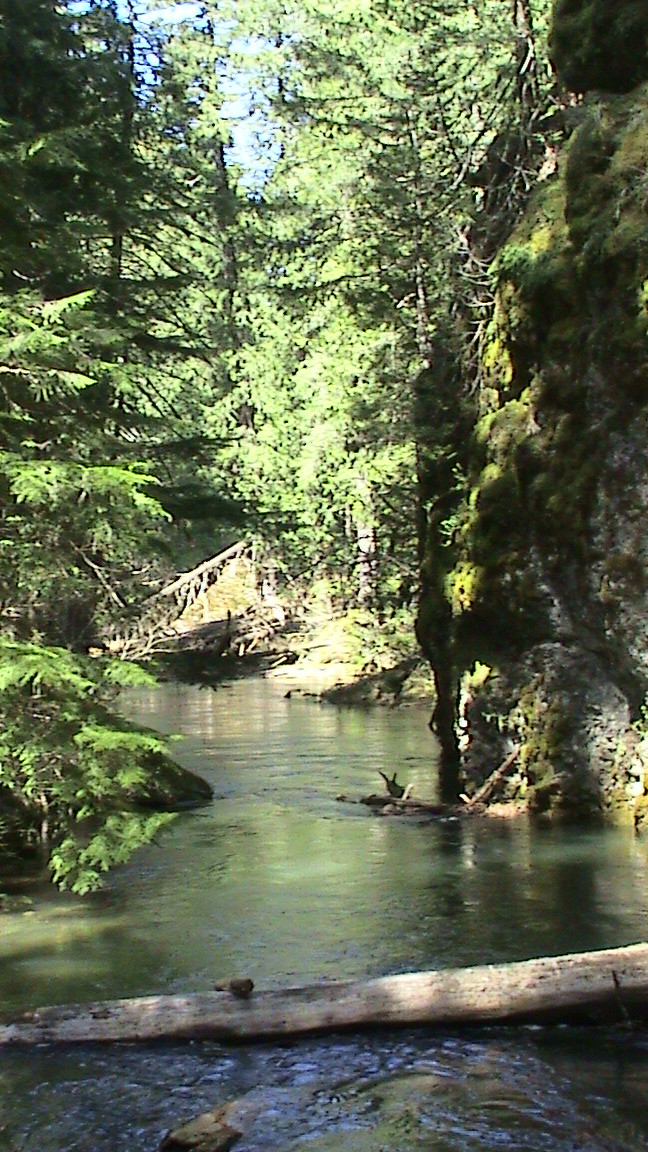 White River looking east